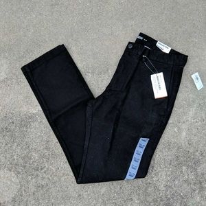 Old Navy Mens Ultimate Slim Pants Black 32x34 NEW